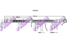 Brzdová hadice KAWE H3926Q