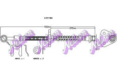 Brzdová hadice KAWE H3978Q
