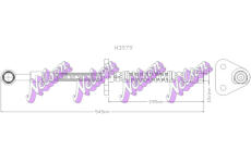 Brzdová hadice KAWE H3979