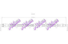 Brzdová hadice KAWE H4012