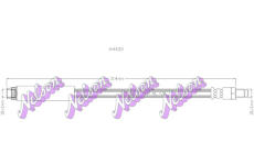 Brzdová hadice KAWE H4420
