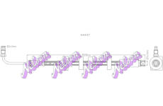 Brzdová hadice KAWE H4447