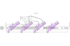 Brzdová hadice KAWE H4467