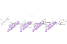 Brzdová hadice KAWE H4469Q