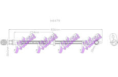 Brzdová hadice KAWE H4479