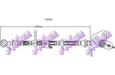 Brzdová hadice KAWE H4531