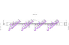 Brzdová hadice KAWE H4544