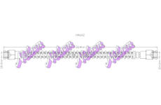 Brzdová hadice KAWE H4602