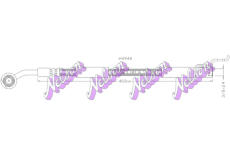 Brzdová hadice KAWE H4948