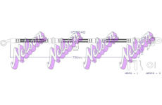 Brzdová hadice KAWE H5284Q