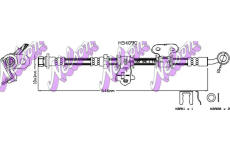 Brzdová hadice KAWE H5409Q