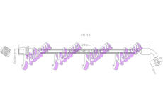 Brzdová hadice KAWE H5413