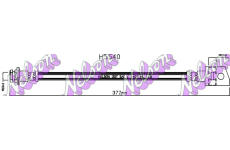 Brzdová hadice KAWE H5540