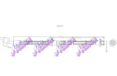 Brzdová hadice KAWE H5570