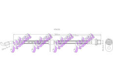 Brzdová hadice KAWE H5650