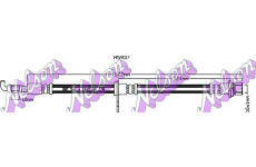 Brzdová hadice KAWE H5937