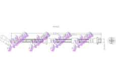 Brzdová hadice KAWE H5965