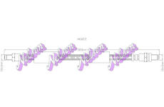 Brzdová hadice KAWE H6022