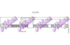 Brzdová hadice KAWE H6300Q