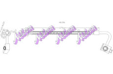 Brzdová hadice KAWE H6306