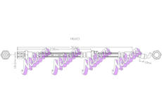 Brzdová hadice KAWE H6603