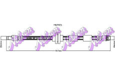 Brzdová hadice KAWE H6945
