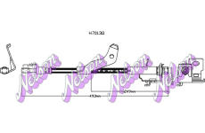 Brzdová hadice KAWE H7013Q