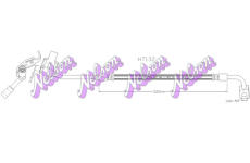 Brzdová hadice KAWE H7132