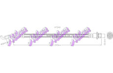 Brzdová hadice KAWE H7240