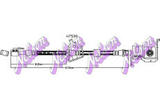 Brzdová hadice KAWE H7539