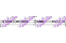 Brzdová hadice KAWE H7576