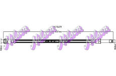 Brzdová hadice KAWE H7619