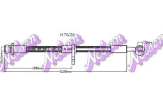 Brzdová hadice KAWE H7634