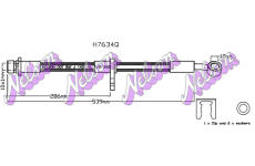 Brzdová hadice KAWE H7634Q