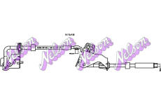 Brzdová hadice KAWE H7648