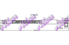 Brzdová hadice KAWE H7660Q