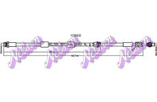 Brzdová hadice KAWE H7661Q