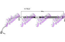 Brzdová hadice KAWE H7812
