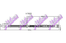 Brzdová hadice KAWE H7820
