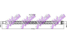 Brzdová hadice KAWE H7908