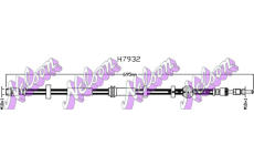 Brzdová hadice KAWE H7932
