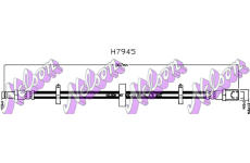 Brzdová hadice KAWE H7945