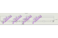 Brzdová hadice KAWE H7965