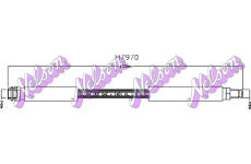 Brzdová hadice KAWE H7970