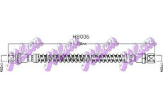 Brzdová hadice KAWE H8006