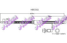 Brzdová hadice KAWE H8031Q