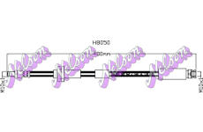 Brzdová hadice KAWE H8050