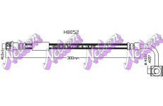 Brzdová hadice KAWE H8052