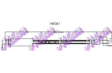 Brzdová hadice KAWE H8187