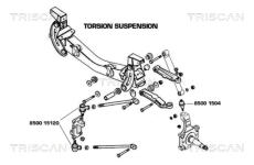 Podpora-/ Kloub KAWE 8500 1504